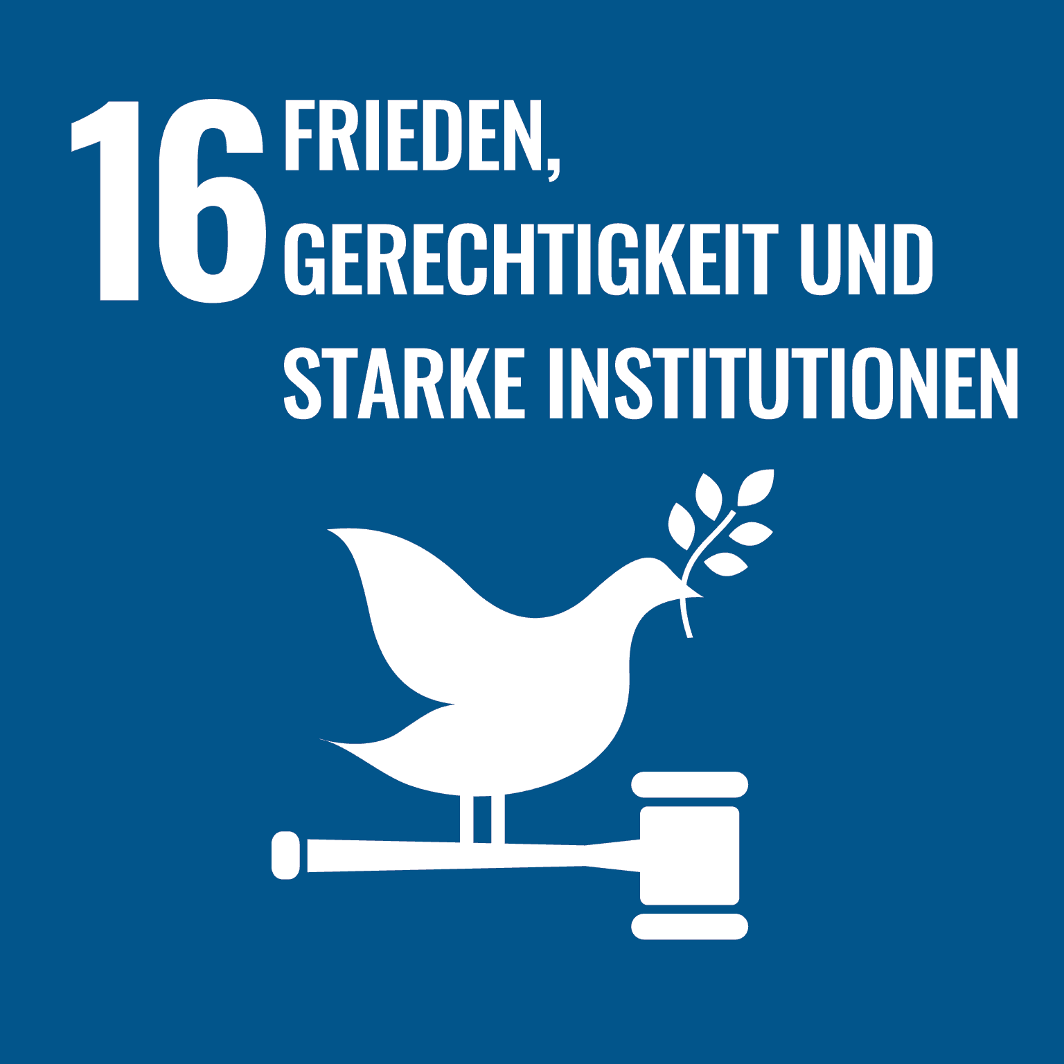 Frieden, Gerechtigkeit und starke Institutionen