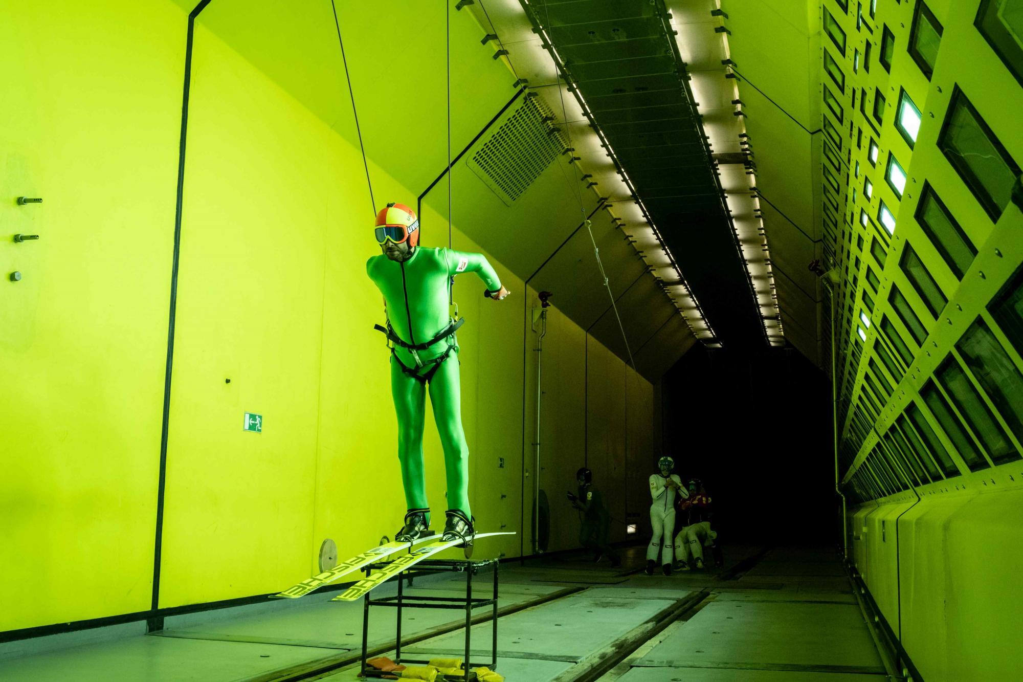 student project ski jumping tests
