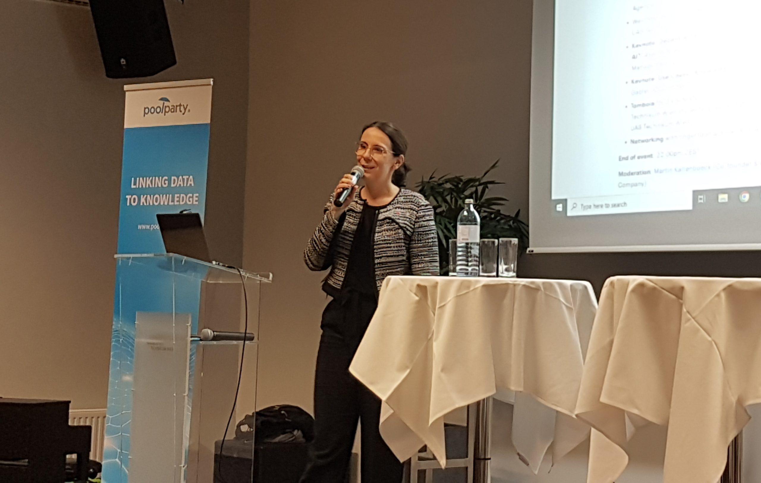 Rektorin Sylvia Geyer beim Semantic AI Meetup
