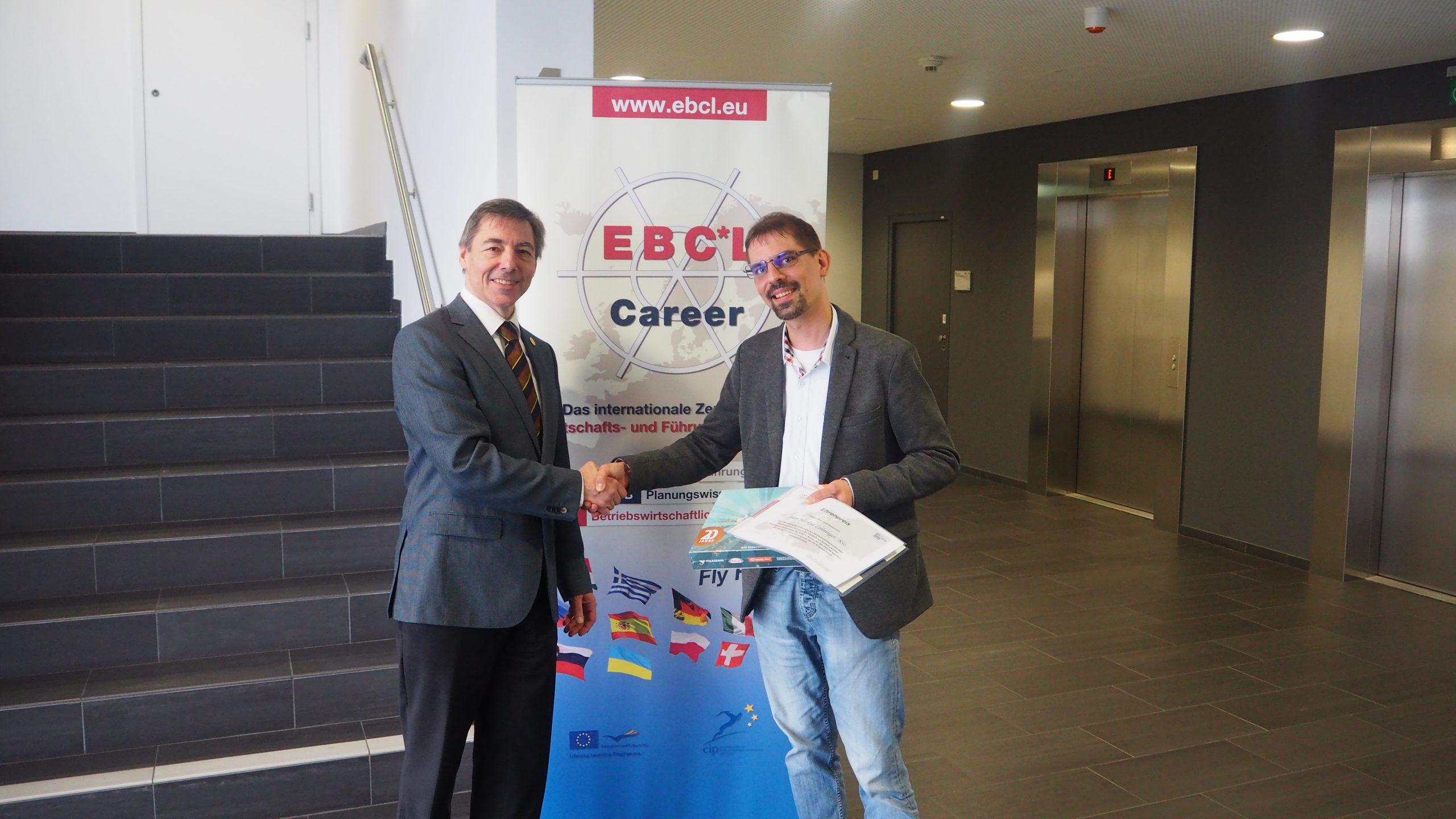 Überreichung EBC*L Ehrenpreis