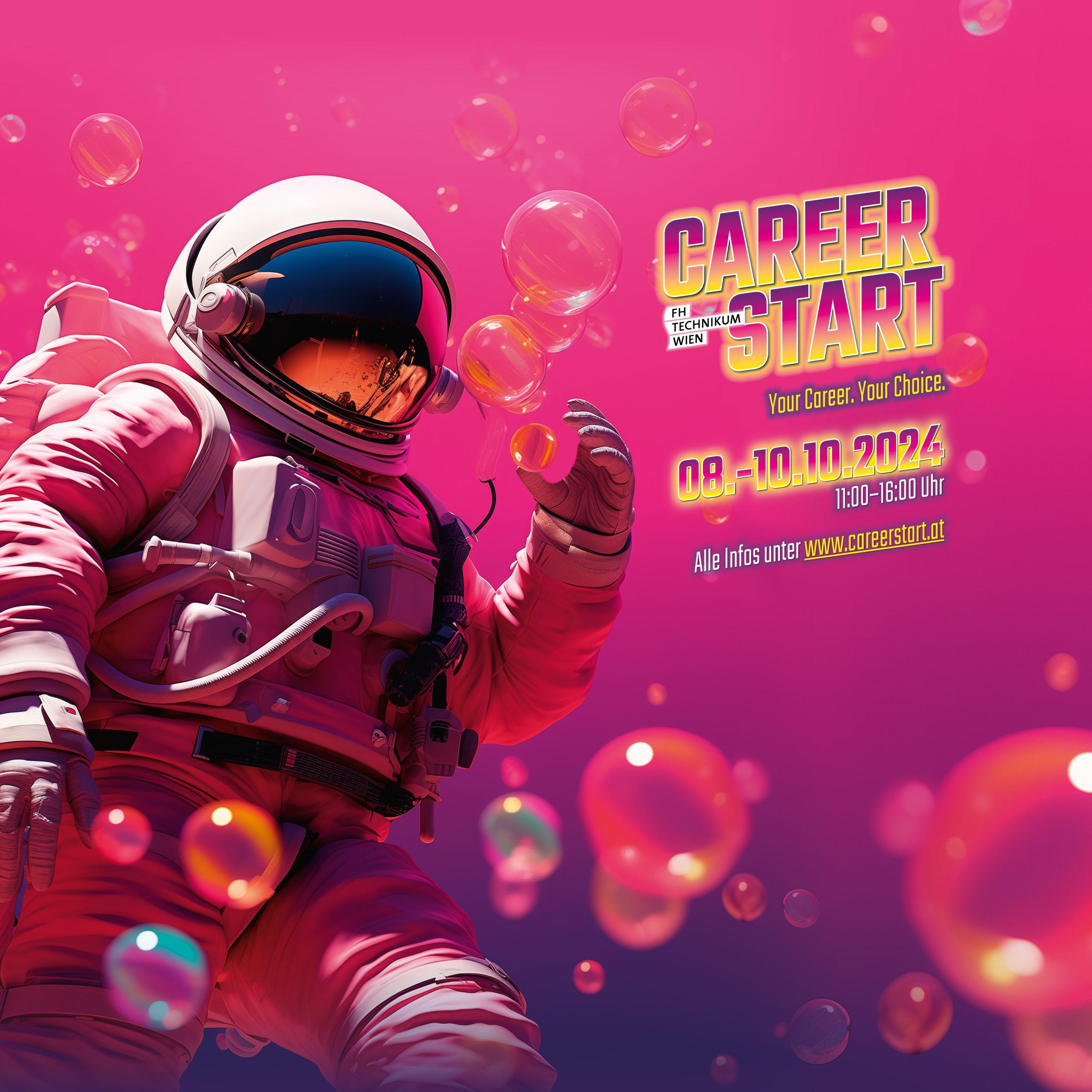 Sujet Career Start mit Astronaut