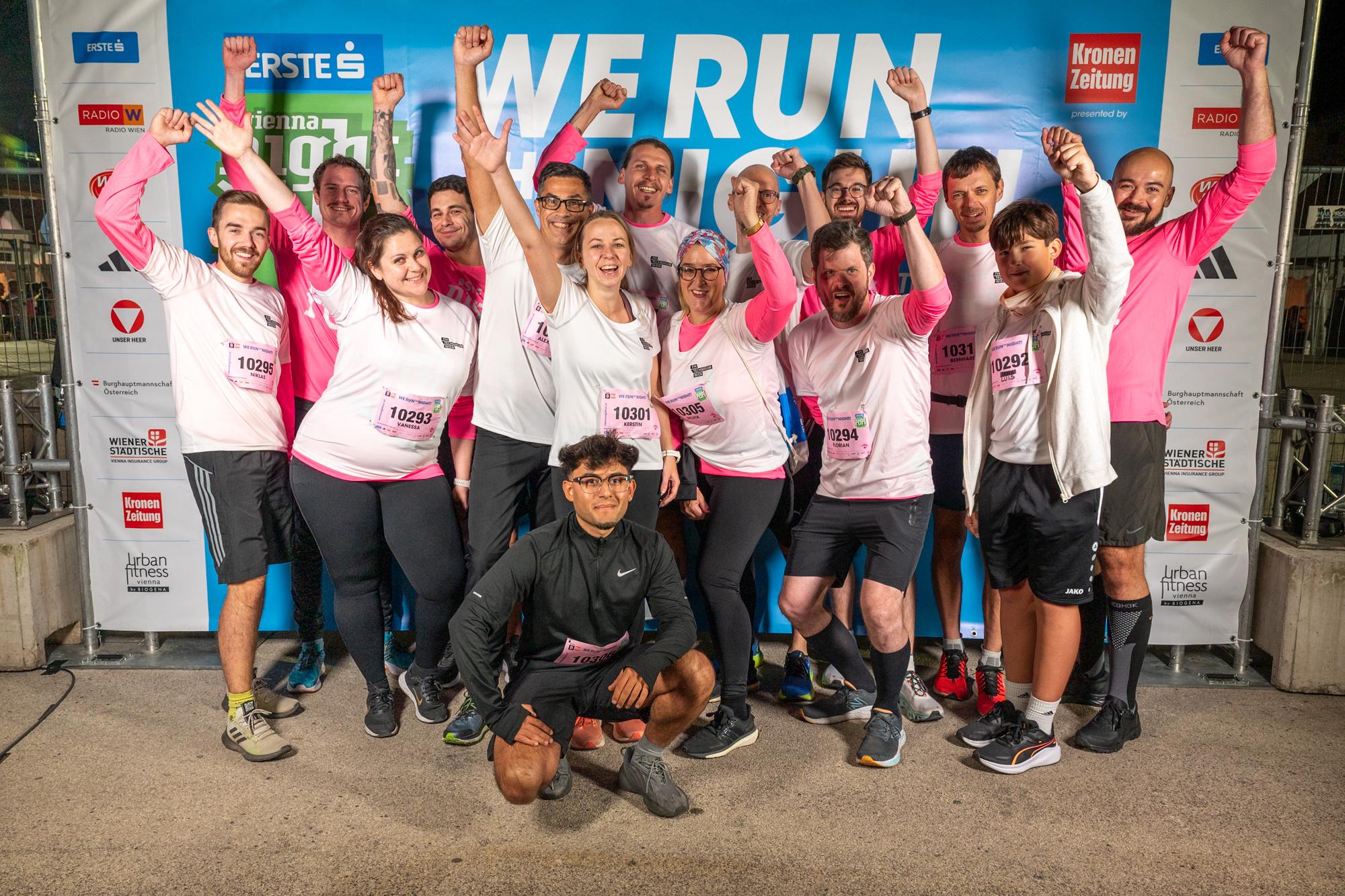 Gruppenfoto Night Run