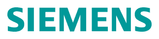 Das Siemens-Logo zeigt den Schriftzug SIEMENS in fetten, blaugrünen Großbuchstaben auf einem hellgrauen Hintergrund.