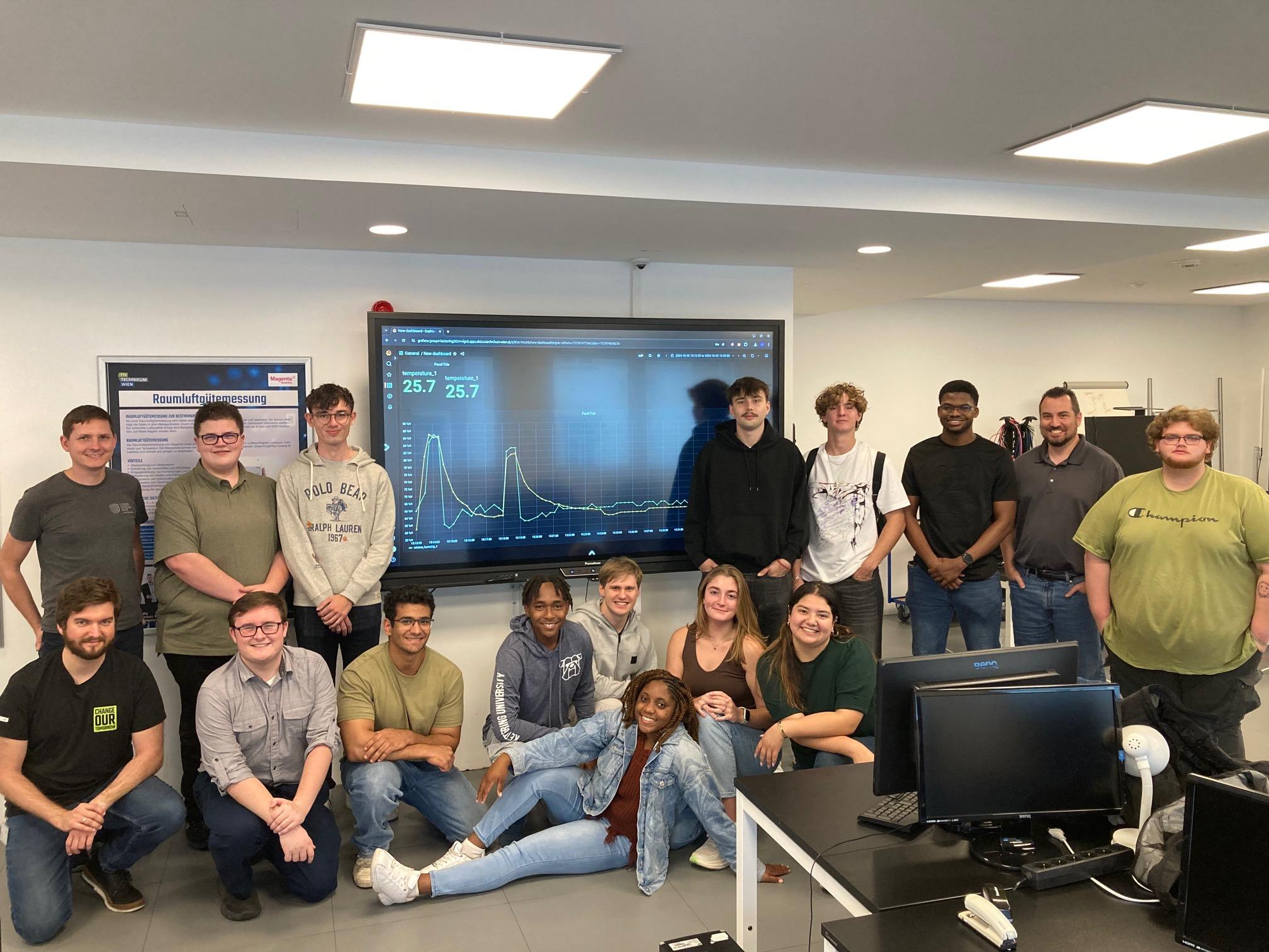 Besuch von der Kettering University an der FH Technikum Wien