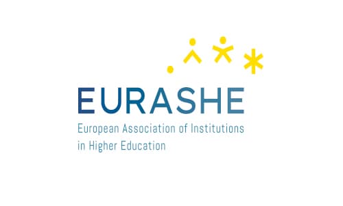 EURASHE-Logo mit blauem Text